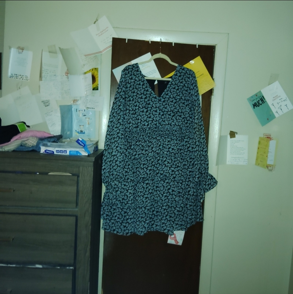 TORRID Mini Lurex Chiffon Tiered Dress 2XL - Picture 3 of 9